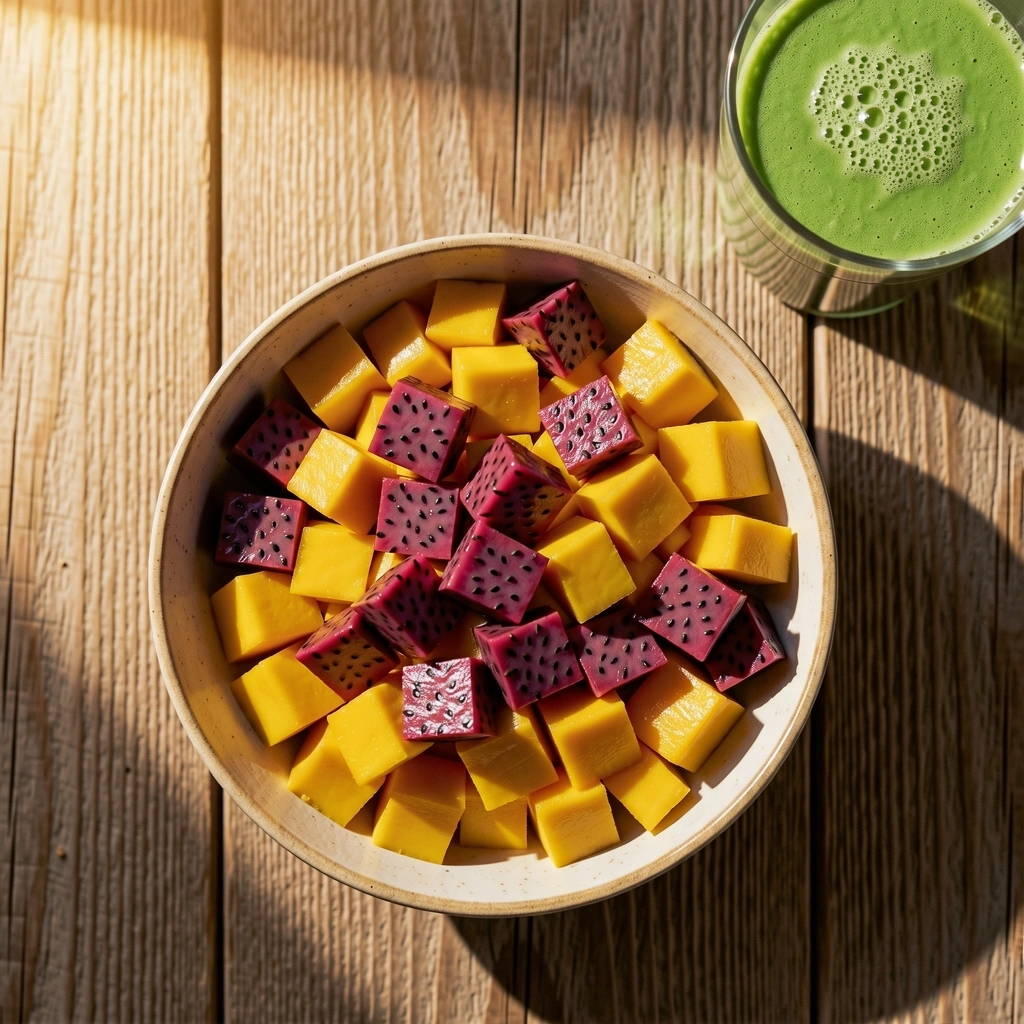 Desayuno nutritivo con frutas